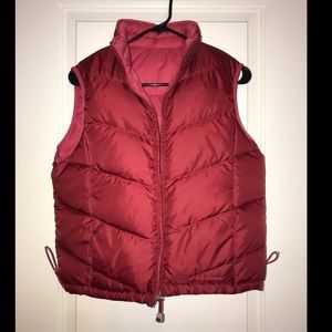 LL Bean reversible puffer vest